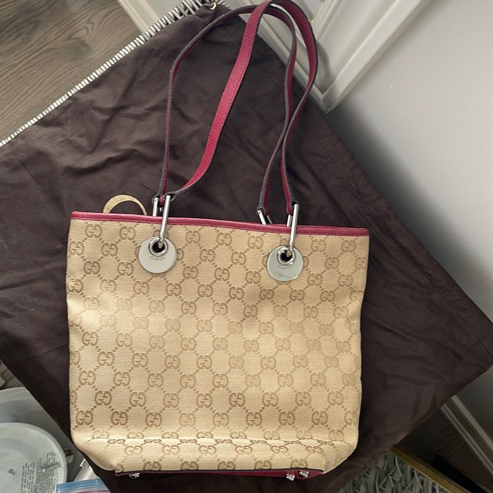 Gucci - vintage - Bucket bag - pink
